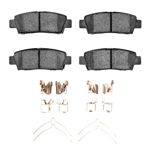 Disc Brake Pad Set Dynamic Friction 1551-0672-01