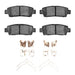 Disc Brake Pad Dynamic Friction 1310-0672-01