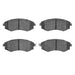 Disc Brake Pad Dynamic Friction 1311-0700-00