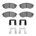 Disc Brake Pad Set Dynamic Friction 1115-0700-01