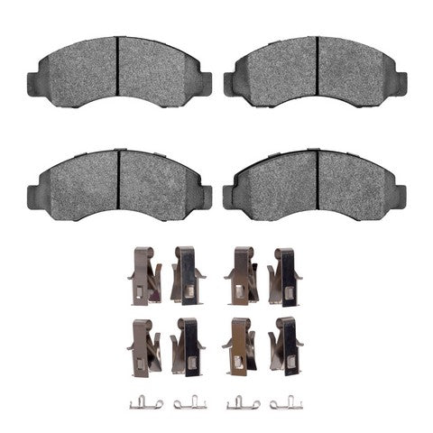 Disc Brake Pad Set Dynamic Friction 1214-0701-01