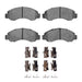 Disc Brake Pad Set Dynamic Friction 1214-0701-01