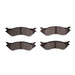 Disc Brake Pad Set Dynamic Friction 1214-0702-00