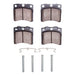 Disc Brake Pad Set Dynamic Friction 1551-0703-01