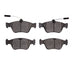 Disc Brake Pad Set Dynamic Friction 1000-0710-00