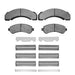 Disc Brake Pad Set Dynamic Friction 1551-0717-04