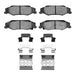 Disc Brake Pad Set Dynamic Friction 1551-0732-01