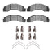 Disc Brake Pad Set Dynamic Friction 1214-0756-01