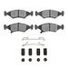 Disc Brake Pad Set Dynamic Friction 1600-0766-01