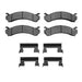Disc Brake Pad Set Dynamic Friction 1400-0784-01