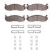 Disc Brake Pad Set Dynamic Friction 1551-0788-01