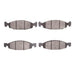 Disc Brake Pad Set Dynamic Friction 1214-0790-00