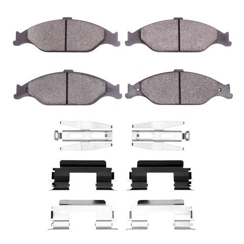 Disc Brake Pad Set Dynamic Friction 1551-0804-01