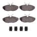Disc Brake Pad Set Dynamic Friction 1551-0806-01