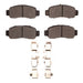 Disc Brake Pad Set Dynamic Friction 1551-0832-01
