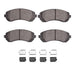 Disc Brake Pad Dynamic Friction 1311-0844-01