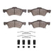 Disc Brake Pad Set Dynamic Friction 1551-0857-01