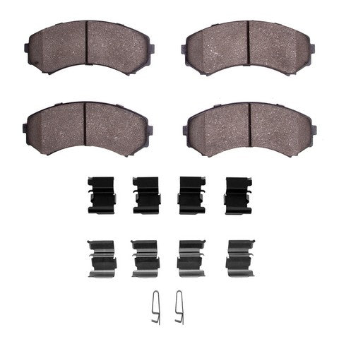 Disc Brake Pad Set Dynamic Friction 1551-0867-01