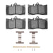 Disc Brake Pad Set Dynamic Friction 1551-0870-01