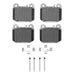 Disc Brake Pad Set Dynamic Friction 1551-0874-01