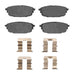 Disc Brake Pad Set Dynamic Friction 1551-0892-01
