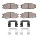 Disc Brake Pad Set Dynamic Friction 1551-0903-01