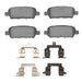 Disc Brake Pad Set Dynamic Friction 1551-0905-02