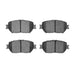 Disc Brake Pad Set Dynamic Friction 1000-0908-00