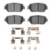 Disc Brake Pad Set Dynamic Friction 1551-0908-02
