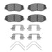Disc Brake Pad Set Dynamic Friction 1551-0914-01