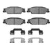 Disc Brake Pad Set Dynamic Friction 1551-0922-01