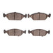 Disc Brake Pad Set Dynamic Friction 1551-0925-00