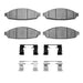 Disc Brake Pad Set Dynamic Friction 1214-0931-01