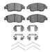Disc Brake Pad Set Dynamic Friction 1115-0948-01