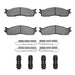 Disc Brake Pad Set Dynamic Friction 1214-0965-01