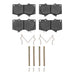 Disc Brake Pad Set Dynamic Friction 1214-0976-01