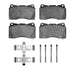 Disc Brake Pad Set Dynamic Friction 1551-1001-02