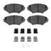 Disc Brake Pad Set Dynamic Friction 1551-1009-01