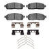 Disc Brake Pad Set Dynamic Friction 1551-1011-01