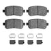 Disc Brake Pad Set Dynamic Friction 1551-1021-01