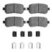 Disc Brake Pad Set Dynamic Friction 1551-1021-02