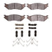 Disc Brake Pad Set Dynamic Friction 1214-1045-01