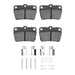 Disc Brake Pad Set Dynamic Friction 1551-1051-01