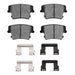 Disc Brake Pad Set Dynamic Friction 1551-1057-12