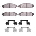 Disc Brake Pad Set Dynamic Friction 1551-1070-01