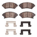 Disc Brake Pad Set Dynamic Friction 1551-1076-01