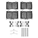 Disc Brake Pad Dynamic Friction 1310-1091-01