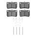 Disc Brake Pad Set Dynamic Friction 1115-1113-01