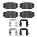 Disc Brake Pad Set Dynamic Friction 1600-1125-02