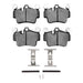 Disc Brake Pad Set Dynamic Friction 1551-1135-03